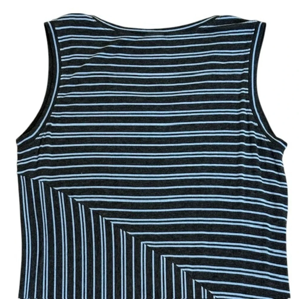 CAbi 5796 Striped Maxi Dress Sleeveless Casual Summer Tank‎ Dress Size Med